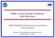 NWS Local Climate Products and Services - National Centers for