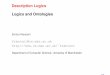 Description Logics Logics and Ontologies
