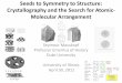 Seeds to Symmetry to Structure: Crystallography and the Search for