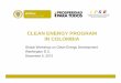 CLEAN ENERGY PROGRAM IN COLOMBIA - United States Energy Association