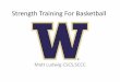 Strength Training For Basketball -