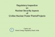 Regulatory Inspection on Nuclear Security Aspects of Civilian Nuclear Power Plants/Projects