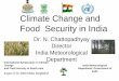 Climate Change and Food Security in India