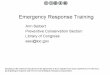 Emergency Response Training - National Archives and Records