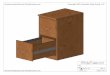 File Cabinet (Short) - 2 Drawer - Free Woodworking plans and