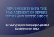Surviving Sepsis Campaign Updated Guidelines for 2012