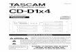 CD-D1x4 Owner's Manual - 595.17 KB | CD-D1x4_
