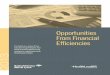 Opportunities From Financial Efficiencies