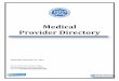 Medical Provider Directory