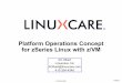 Platform Operations Concept for zSeries Linux with z/VM