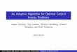An Adaptive Algorithm for Optimal Control Inverse Problems