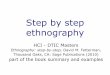 Step by step ethnography - Pompeu Fabra University