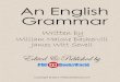 An English Grammar, by William Malone Baskervill and James Witt Sewell