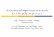 Model-based experimental analysis of inter-polymer process