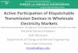 Active Participation of Dispatchable Transmission Devices in