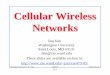 Cellular Wireless Networks - Department of Computer Science