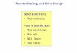 Nanotechnology and Solar Energy Solar Electricity