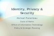 Identity, Privacy & Security