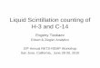 Liquid Scintillation counting of H-3 and C-14