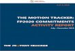the motion tracker: FP2020 Commitments Activity Report 