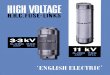 English Electric High Voltage HRC Fuse Links