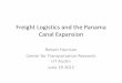 Freight Logistics and the Panama Canal Expansion