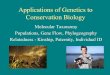 Applications of Genetics to Conservation Biology