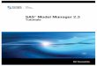 SAS Model Manager 2.3 Tutorials
