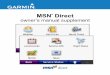 MSN Direct Owner's Manual Supplement
