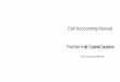 Call Accounting Manual Five Star Hotel Systems Corporation