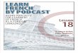 Lesson - Learn French by Podcast