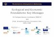 Ecological and Economic Foundations: Key Messages