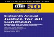 Sixteenth Annual Justice for All Luncheon