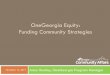 OneGeorgia Equity: Funding Community Strategies