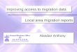 Improving access to migration data - Local area migration 