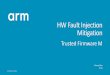 HW Fault Injection Mitigation - Linaro
