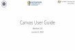 Canvas User Guide