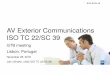 AV Exterior Communications ISO TC 22/SC 39