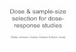 Dose & sample-size selection for dose- response studies