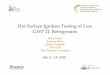 Hot Surface Ignition Testing of Low GWP 2L Refrigerants