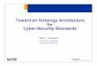 Toward an Ontology Architecture for Cyber-Security Standards
