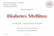 Adult Nursing II Diabetes Mellitus