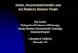 Justice, Environmental Health Laws and Relations Between 