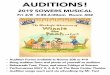 2019 Sowers Musical Audition Form - Winnie the Pooh