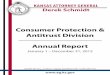 Consumer Protection & Antitrust Division Annual Report