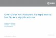 Overview on Passive Components for Space Applications