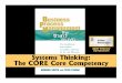Systems Thinking: The CORE Core Competency