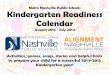 Kindergarten Readiness Calendar - Metropolitan Nashville Public