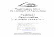 Fertilizer Registration Guidance Document - Washington State