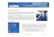 factsheet - ALIPA, the European Aliphatic Isocyanates Producers